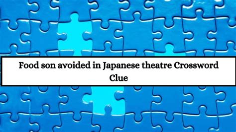theatre crossword clue|japanese theatre crossword clue.